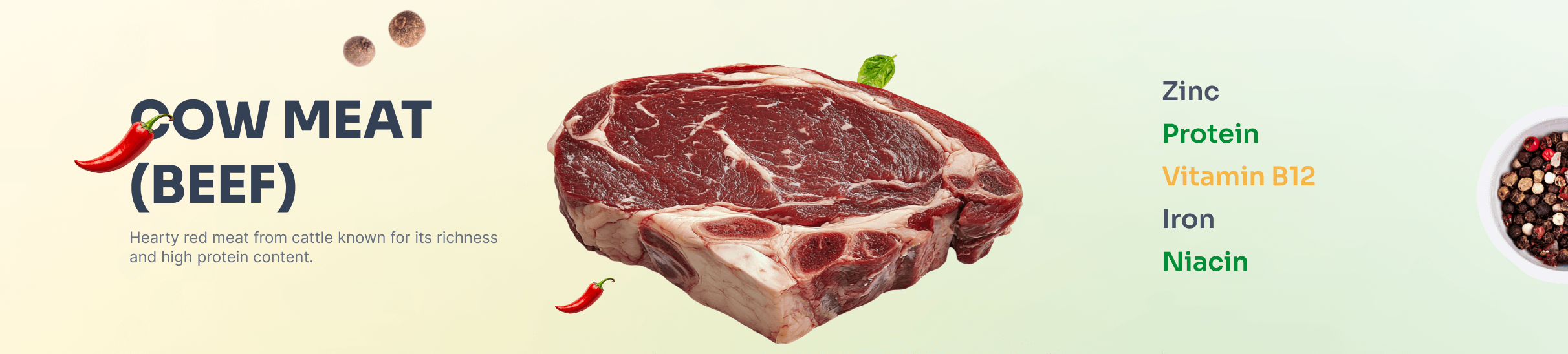 Banner Cow Meat