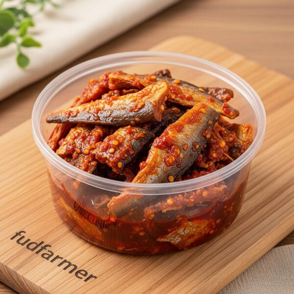 Mixed Dry Fish in Chilli Sauce